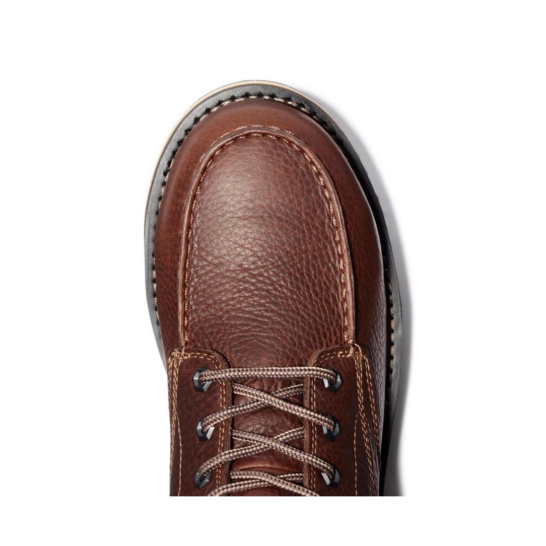 Gridworks 6 Inch Alloy Toe Waterproof Work Boot Brown