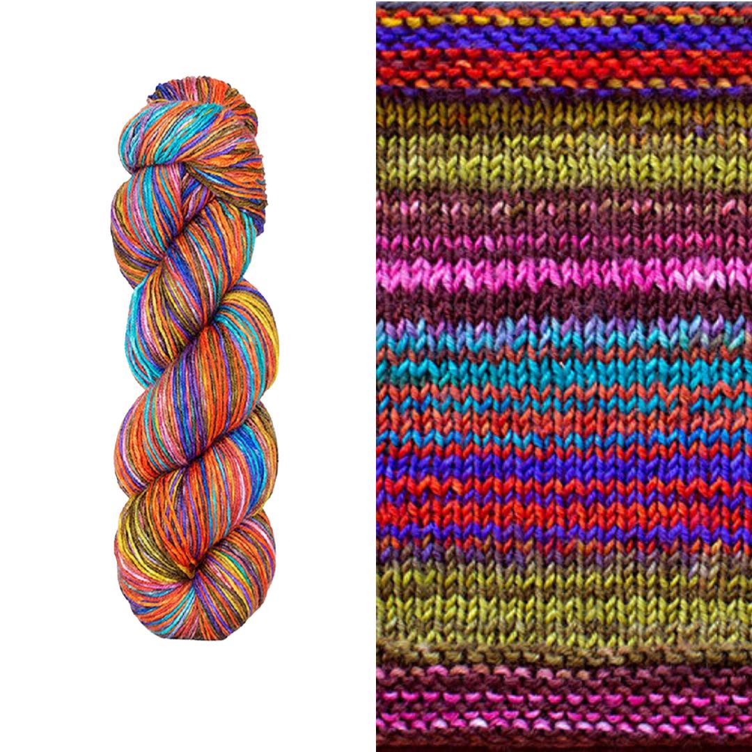 Uneek Chevron Scarf Knitting Kit - Fingering, DK & Worsted Weight Yarn for Cozy Winter Scarves | Perfect for DIY Knitting Projects, Gifts & Cold Weather Fashion Accessories