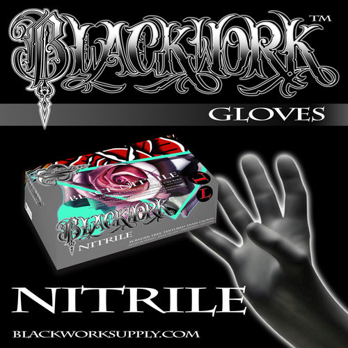 Premium Black Nitrile Gloves - 1000 Count Box | Disposable, Powder-Free, Latex-Free | Ideal for Medical, Tattoo, Salon & Food Service Use