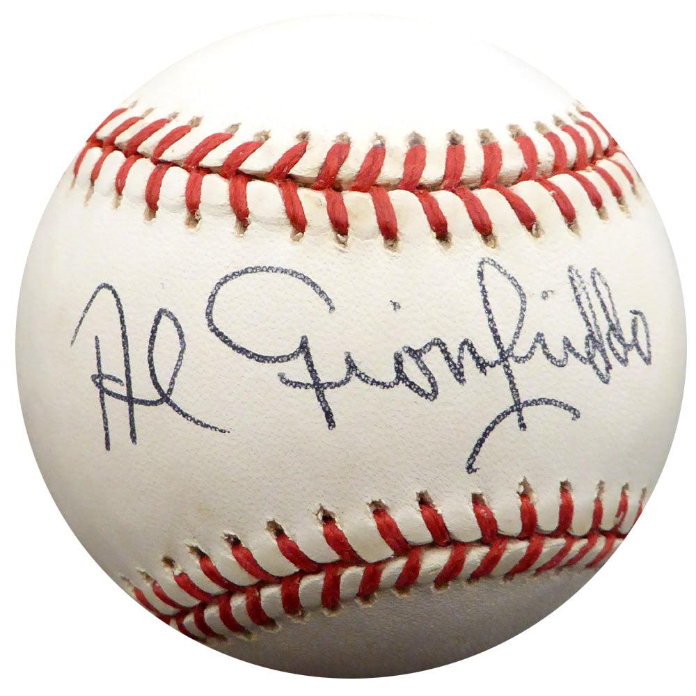 Al Gionfriddo Autographed Official NL Baseball - Brooklyn Dodgers Memorabilia - Beckett Certified BAS #F26796 - Perfect for Collectors, Sports Fans, and Vintage Baseball Enthusiasts