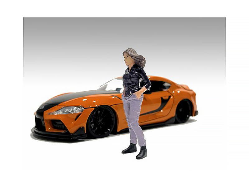 1/18 Scale Model Car Meet 3 Figure 5 Set by American Diorama - Perfect for Diecast Car Displays & Diorama Scenes