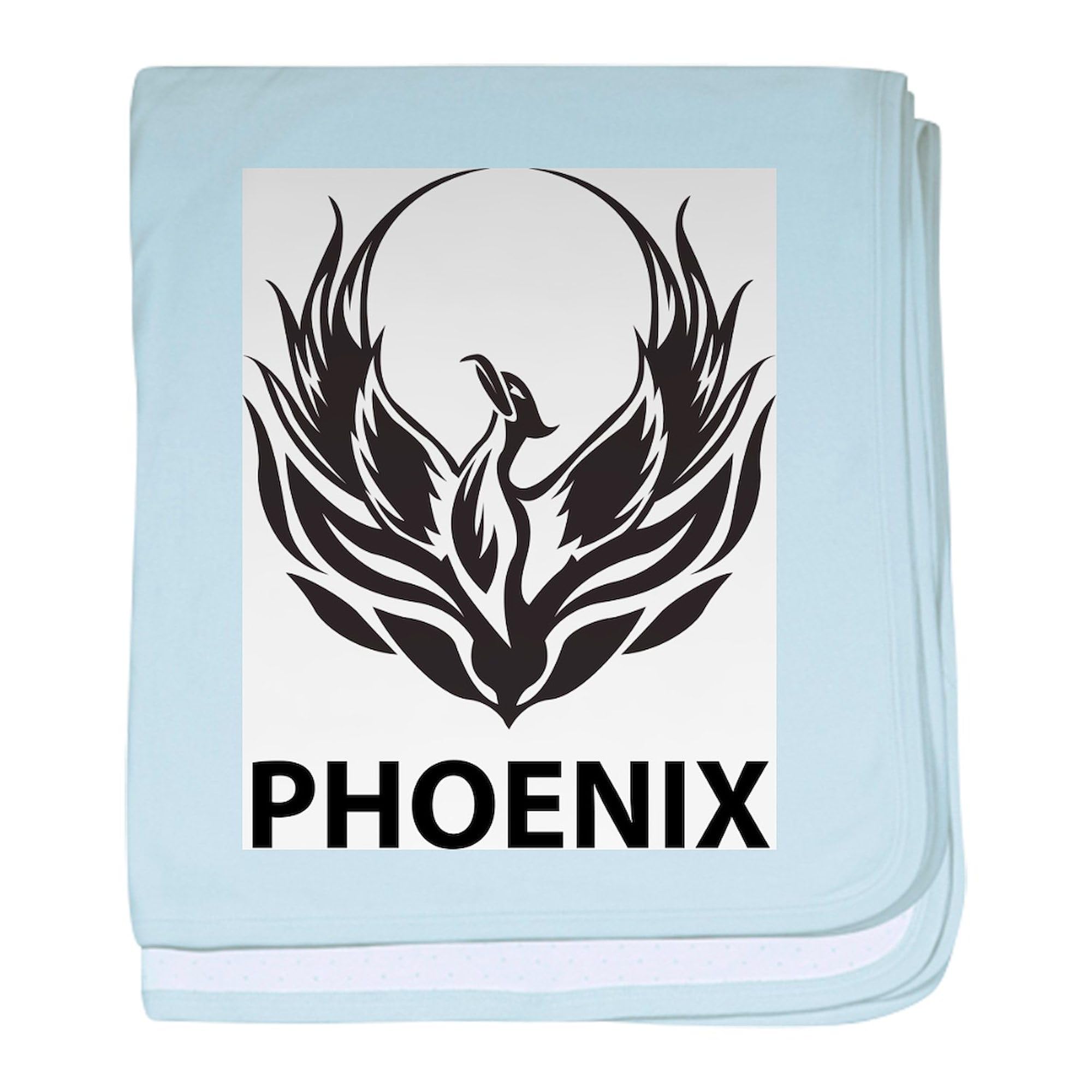 Phoenix Baby Blanket - Ultra Soft Newborn Swaddle & Receiving Blanket for Boys & Girls | Perfect for Nursery, Stroller & Photo Shoots | Cute Phoenix Bird Design