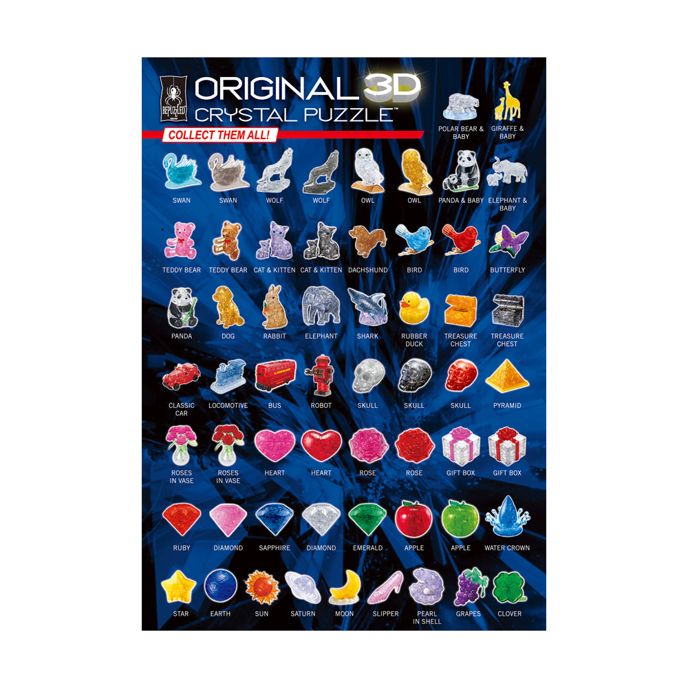 BePuzzled Black Horse 3D Crystal Puzzle - 100 Piece Brain Teaser for Adults & Teens - Perfect for Stress Relief, Home Decor & Gift Giving