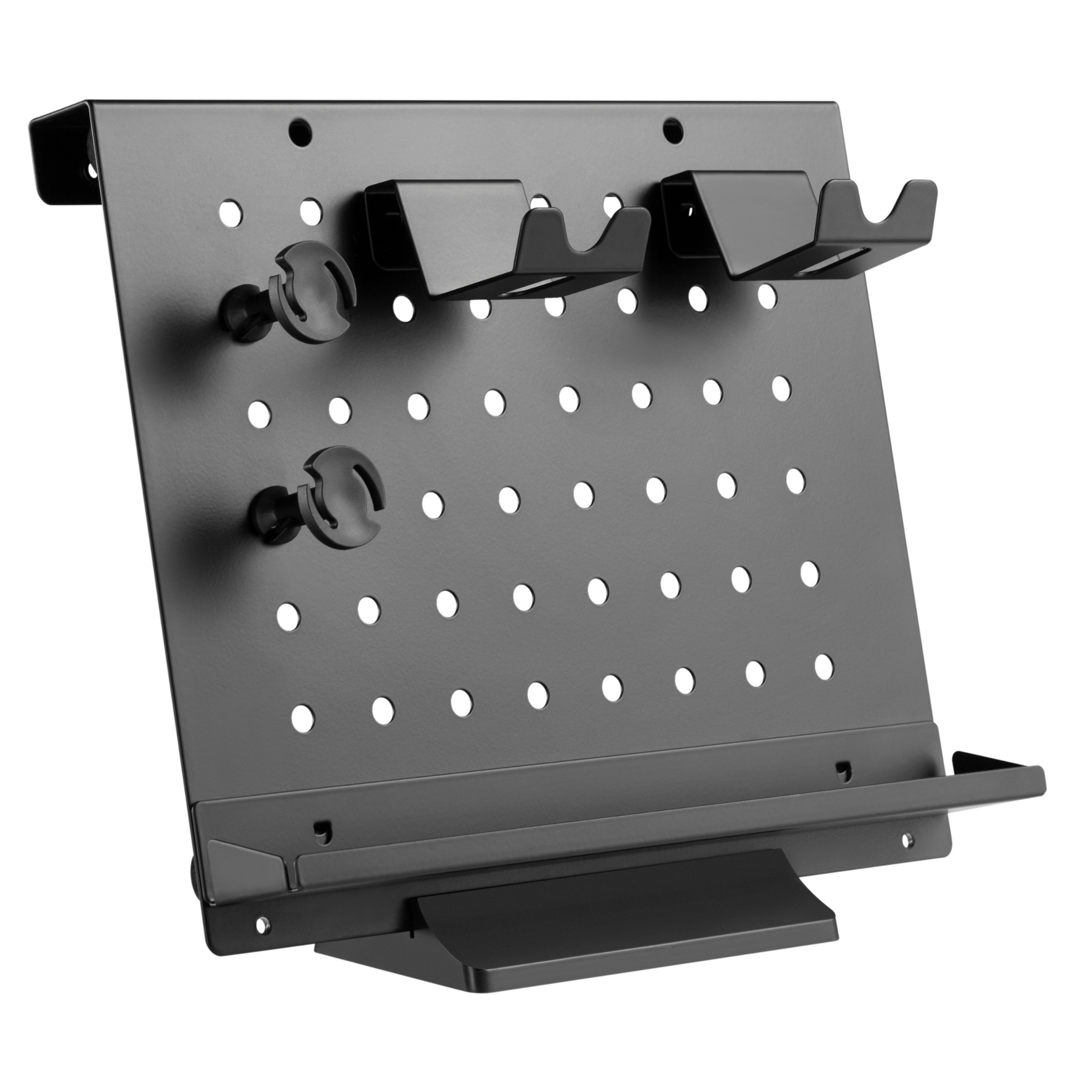 Pegboard Desktop Organizer - Wall Mounted Office Desk Accessory for Tools, Supplies & Stationery - Perfect for Home Office, Workshop & Garage Organization