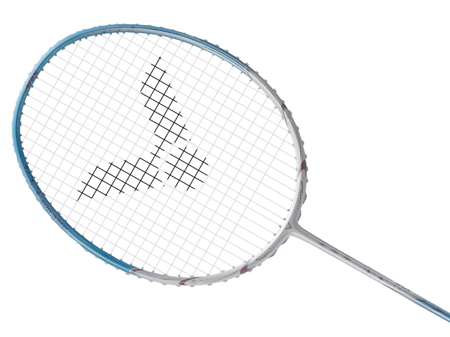 Victor Auraspeed 90F Unstrung Badminton Racket - Light Blue | Professional Carbon Fiber Badminton Racquet for Advanced Players | Perfect for Tournaments & Training Sessions