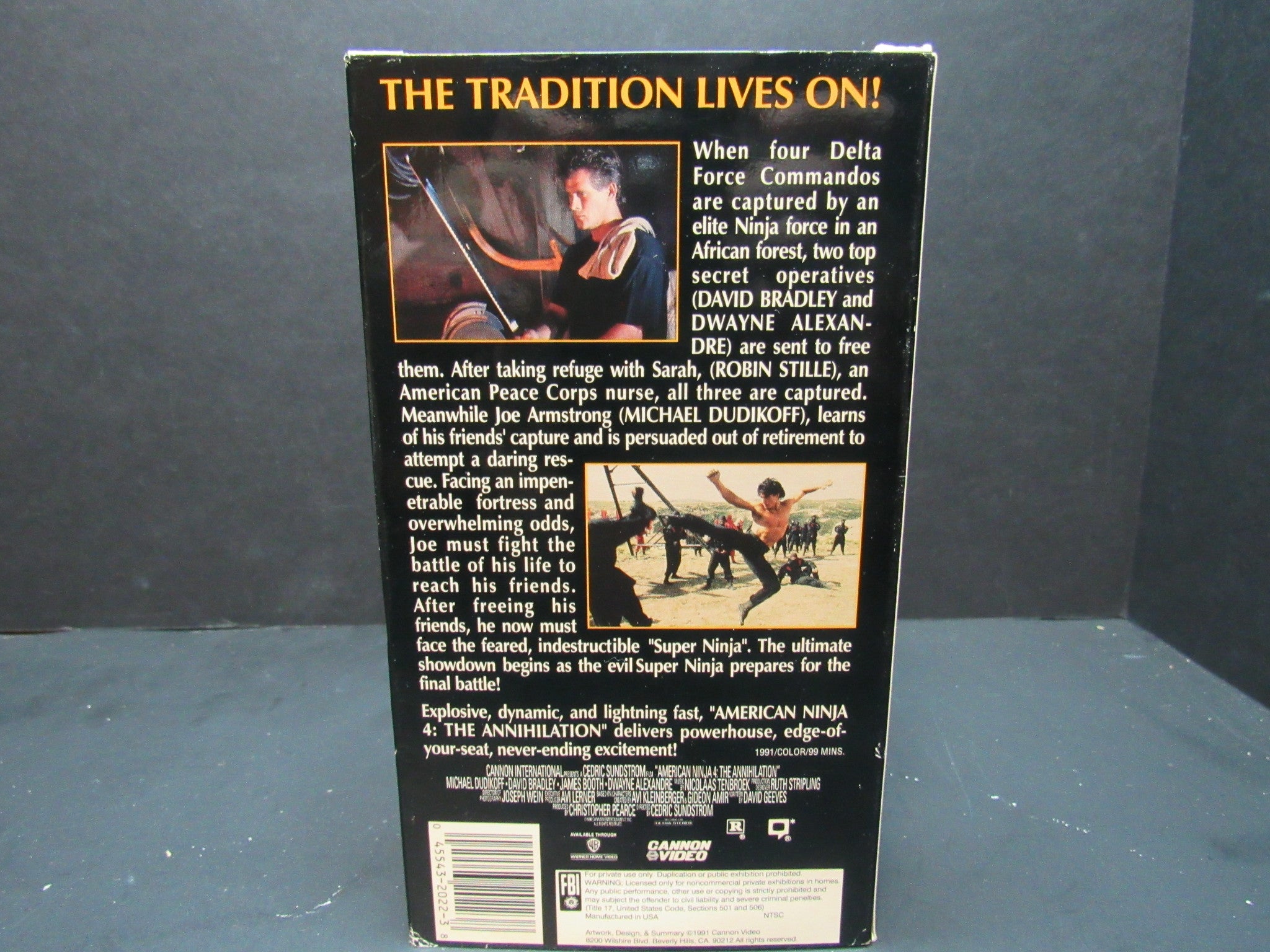 American Ninja 4: The Annihilation (1991) - Classic Action Movie on VHS | Perfect for 90s Action Film Collectors & Martial Arts Enthusiasts