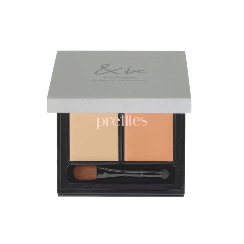&be Founcealer Foundation Concealer - Light Beige & Orange, SPF20 PA++ (4g) - Full Coverage, Long Lasting, Natural Finish for Dark Circles & Blemishes - Perfect for Daily Makeup & Special Occasions