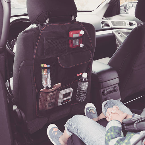 Diono Stow 'n Go Car Organizer - Premium Vehicle Storage Solution for Toys, Snacks & Essentials | Perfect for Road Trips, Family Travel & Daily Commute