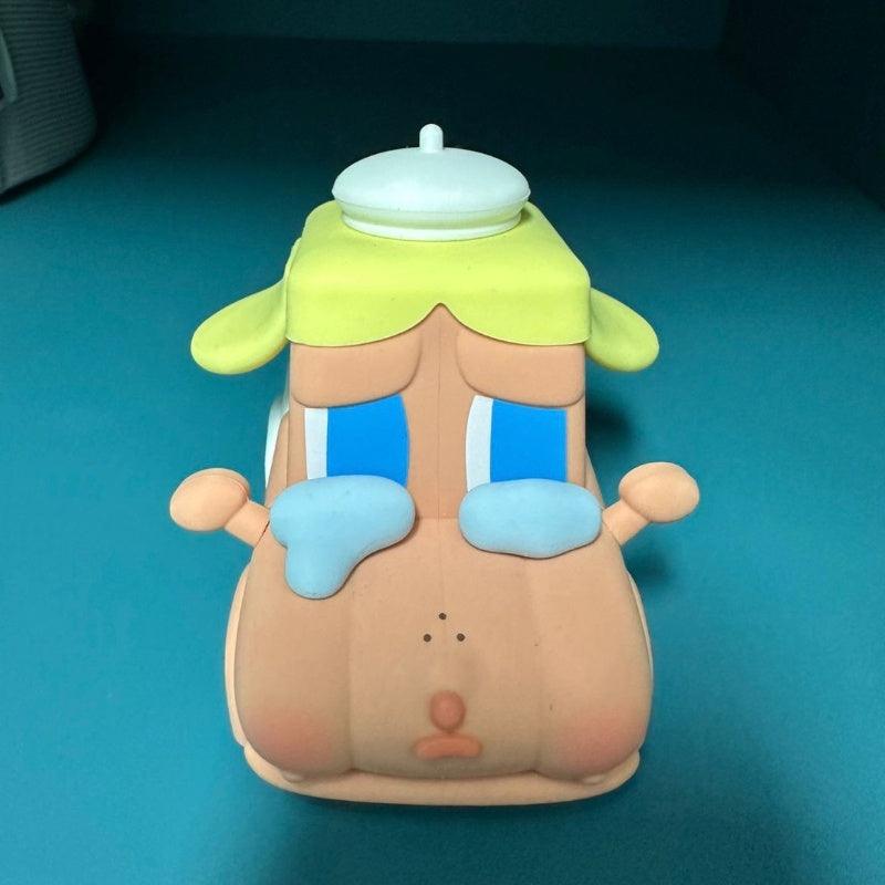 POPCAR Happy Weekend Series Secret Crybaby Blonde Ver. 1/108 Collectible Figure – Limited Edition Anime Toy for Display & Gifting