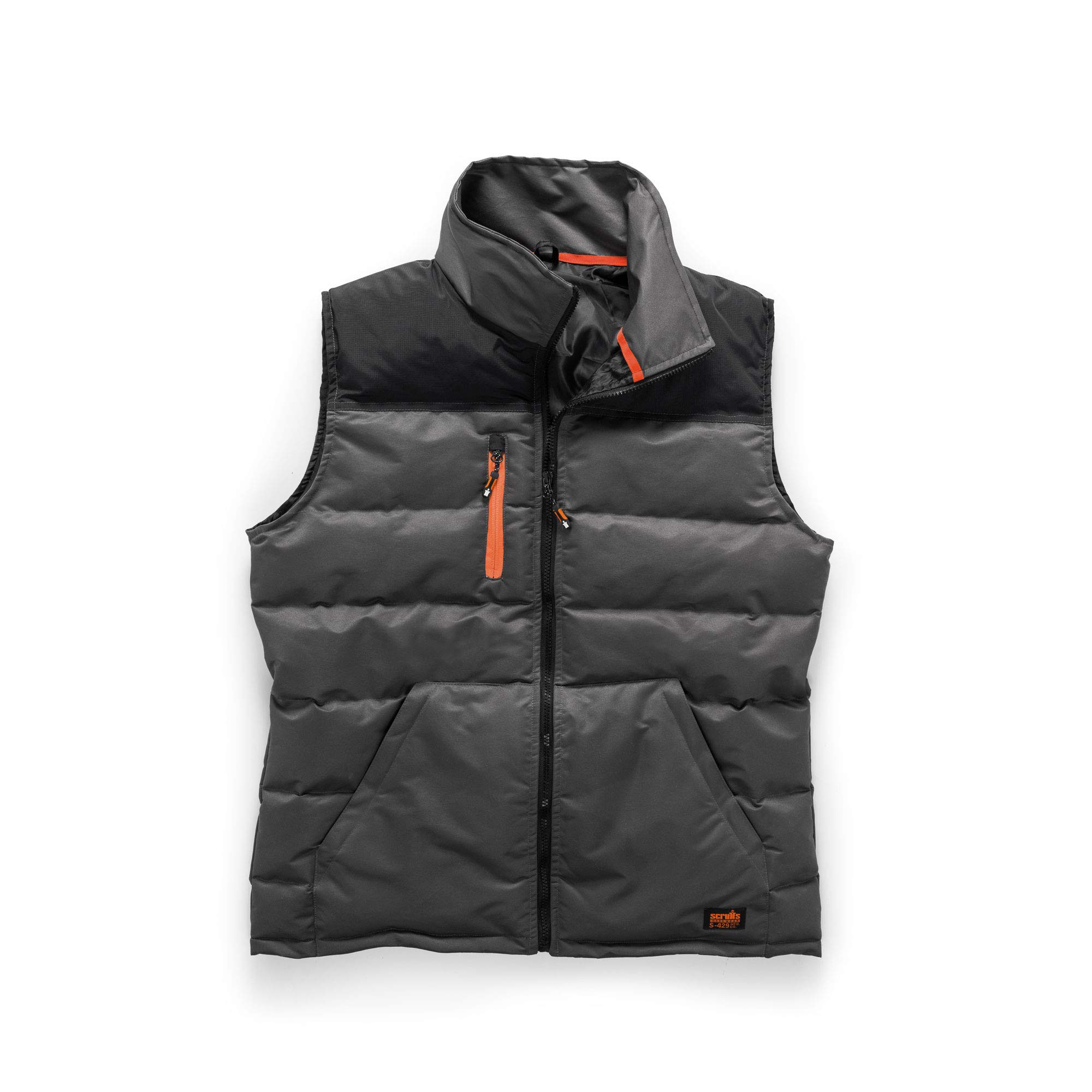 Scruffs Men's Work Jacket - Heavy Duty Insulated Body Warmer for Construction, Landscaping & Outdoor Work - Cold Weather Workwear for Winter & Fall