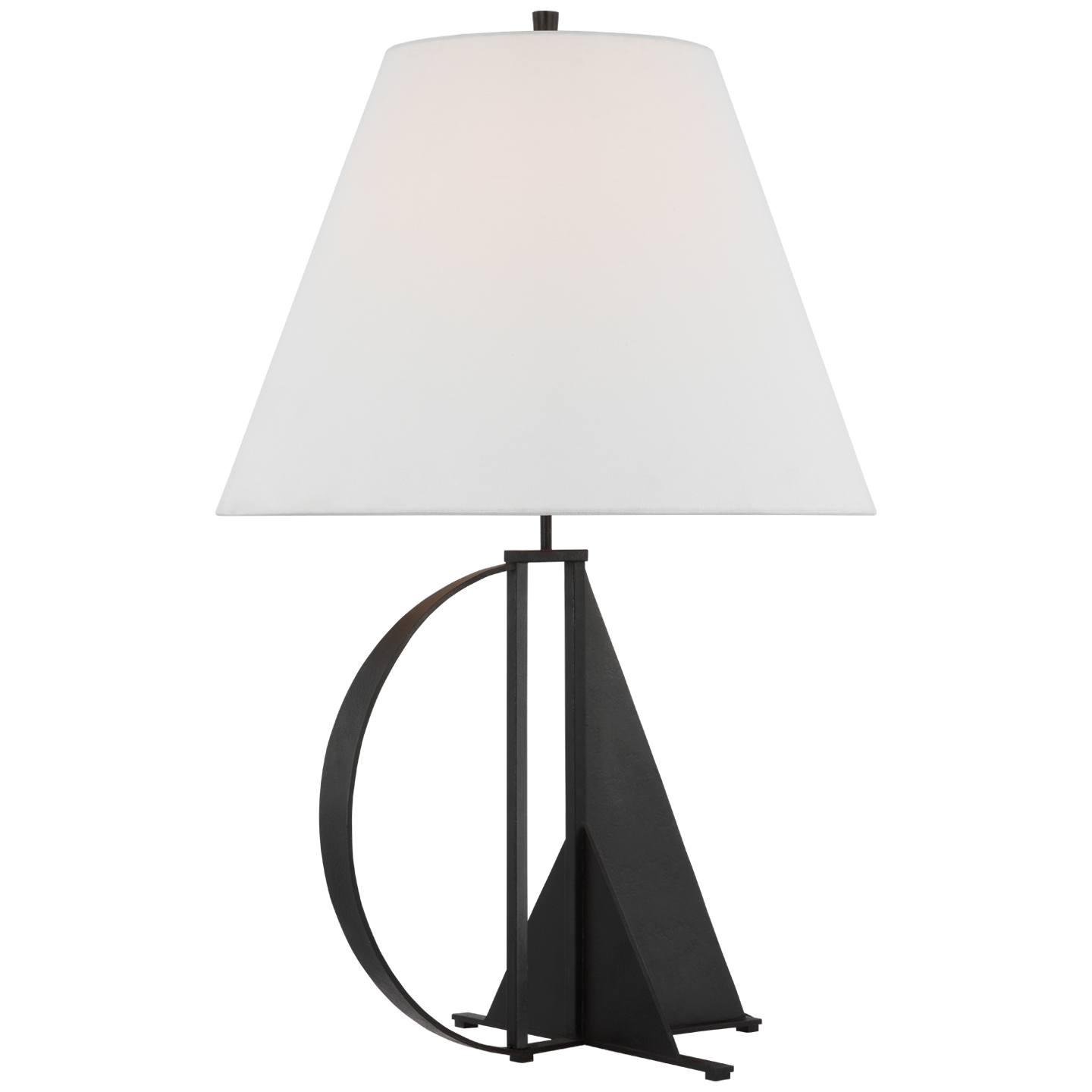Vintage Blacksmith Table Lamp - Handcrafted Iron & Glass Desk Light for Home Office, Bedroom, or Study - Perfect Reading Lamp & Decorative Accent Lighting