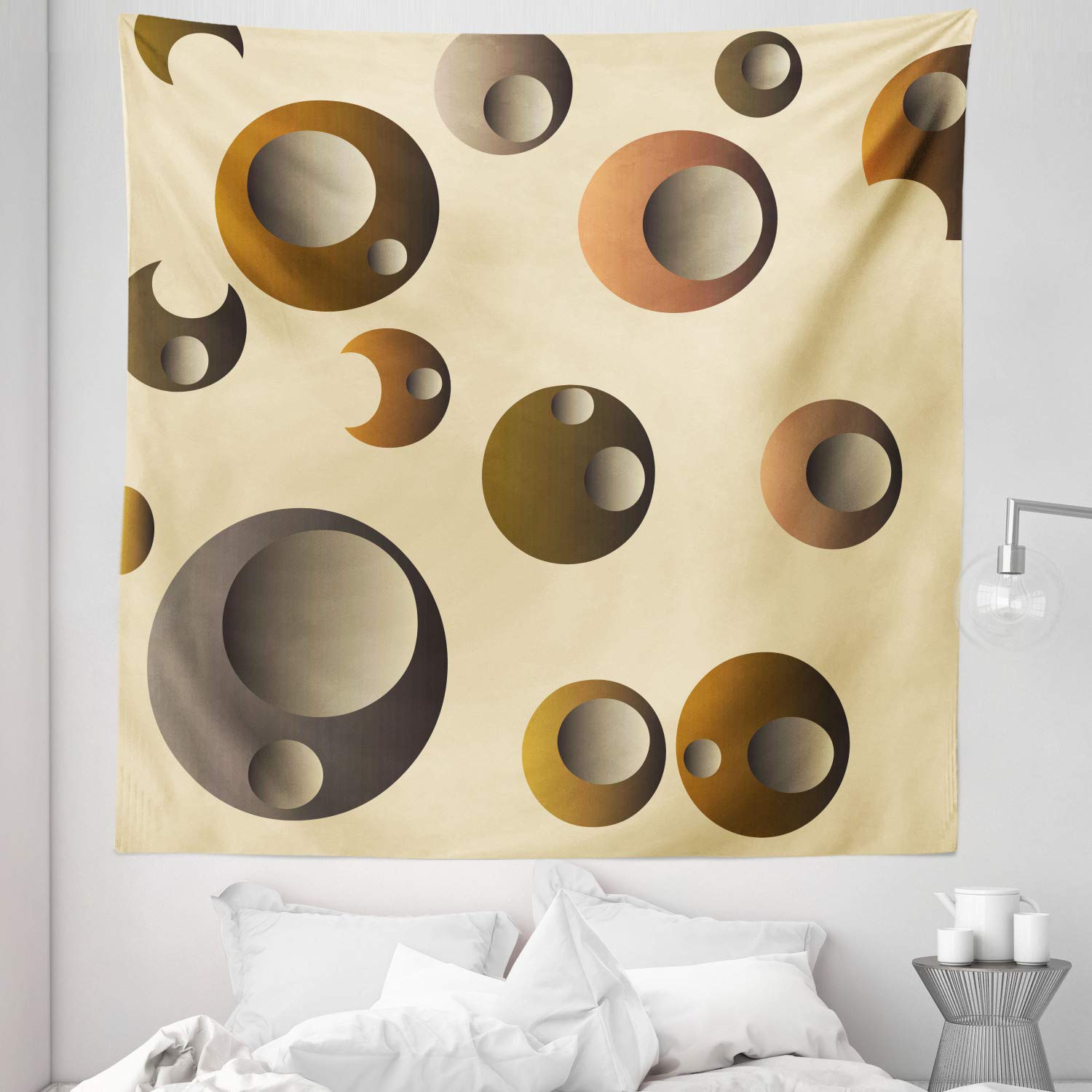 Ambesonne Retro Abstract Tapestry - Queen Size 88