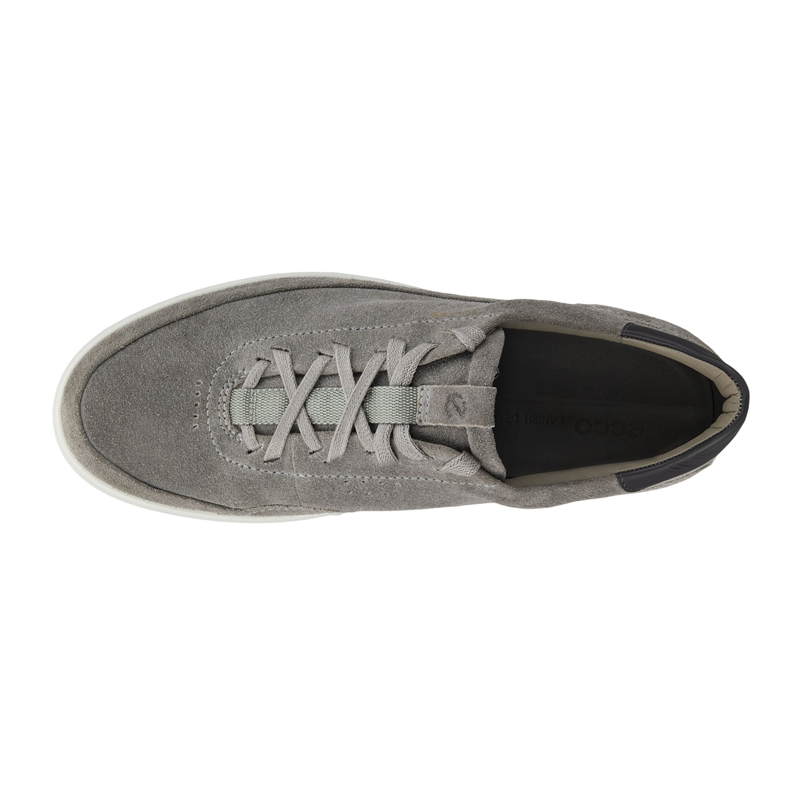 ECCO Soft 7 Men's Sneakers - Comfortable Walking Shoes in Dove/Magnet Color - Perfect for Casual Wear, Work & Travel