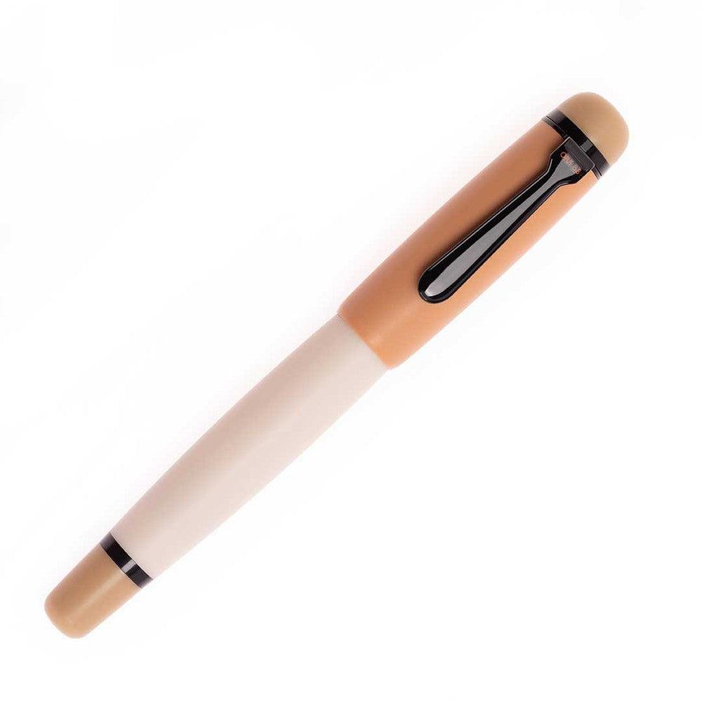 Opus 88 Omar Fountain Pen - Premium Eyedropper Fountain Pen with Milktea Color (2023) - Perfect for Journaling, Calligraphy & Gift Giving