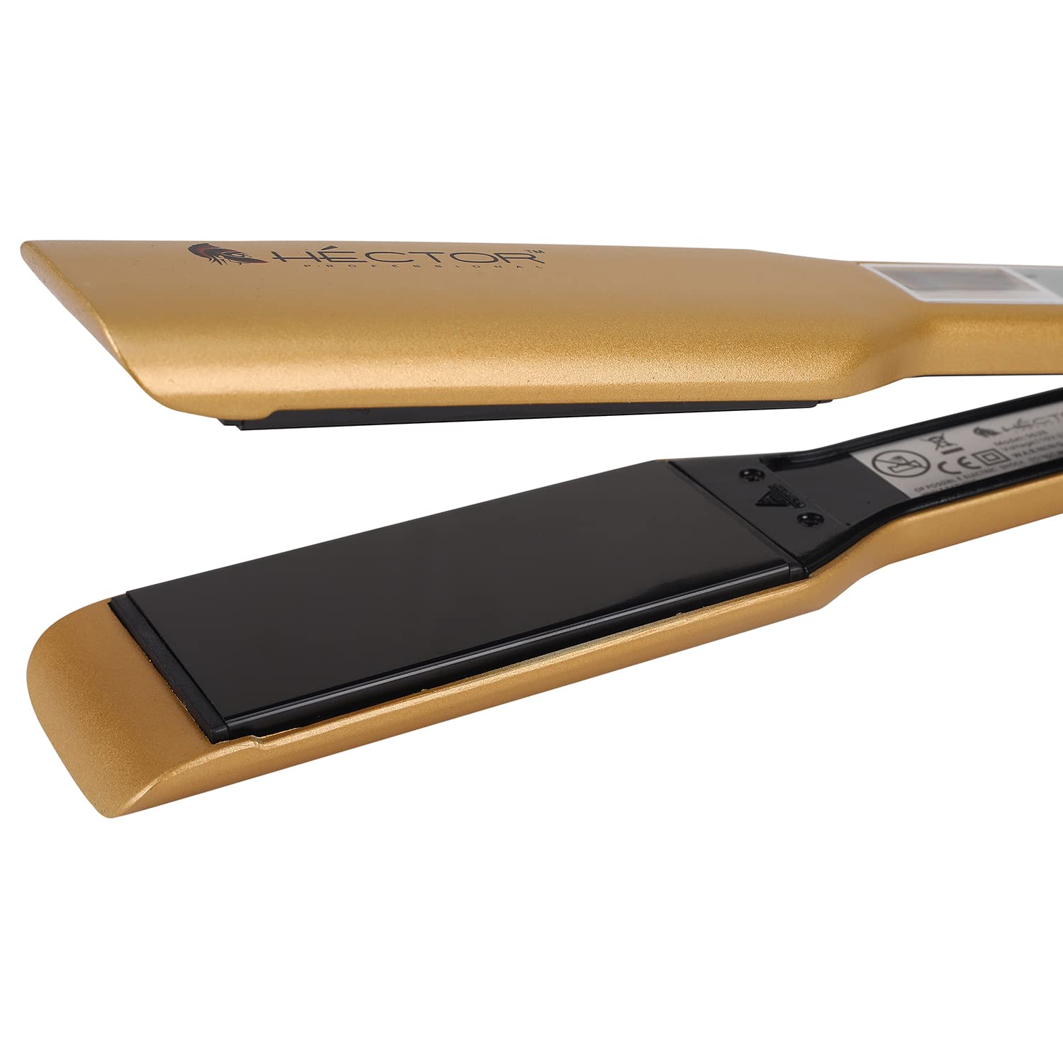 Hector I Touch Hair Straightener - Wide Plate Flat Iron for Smooth & Silky Hair - Perfect for Home Use, Salon Styling & Travel