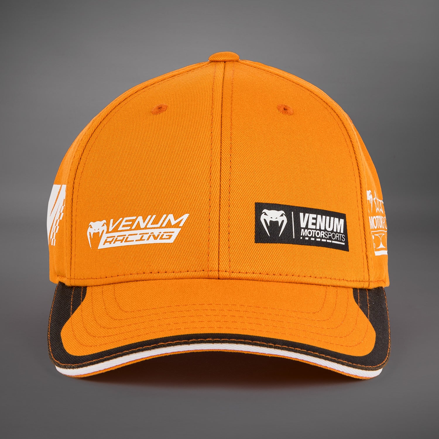 Venum Motorsport Performance Hat - Breathable & Lightweight Adjustable Snapback Cap for Men & Women - Perfect for Running, Gym, Cycling & Outdoor Sports (Tangerine)