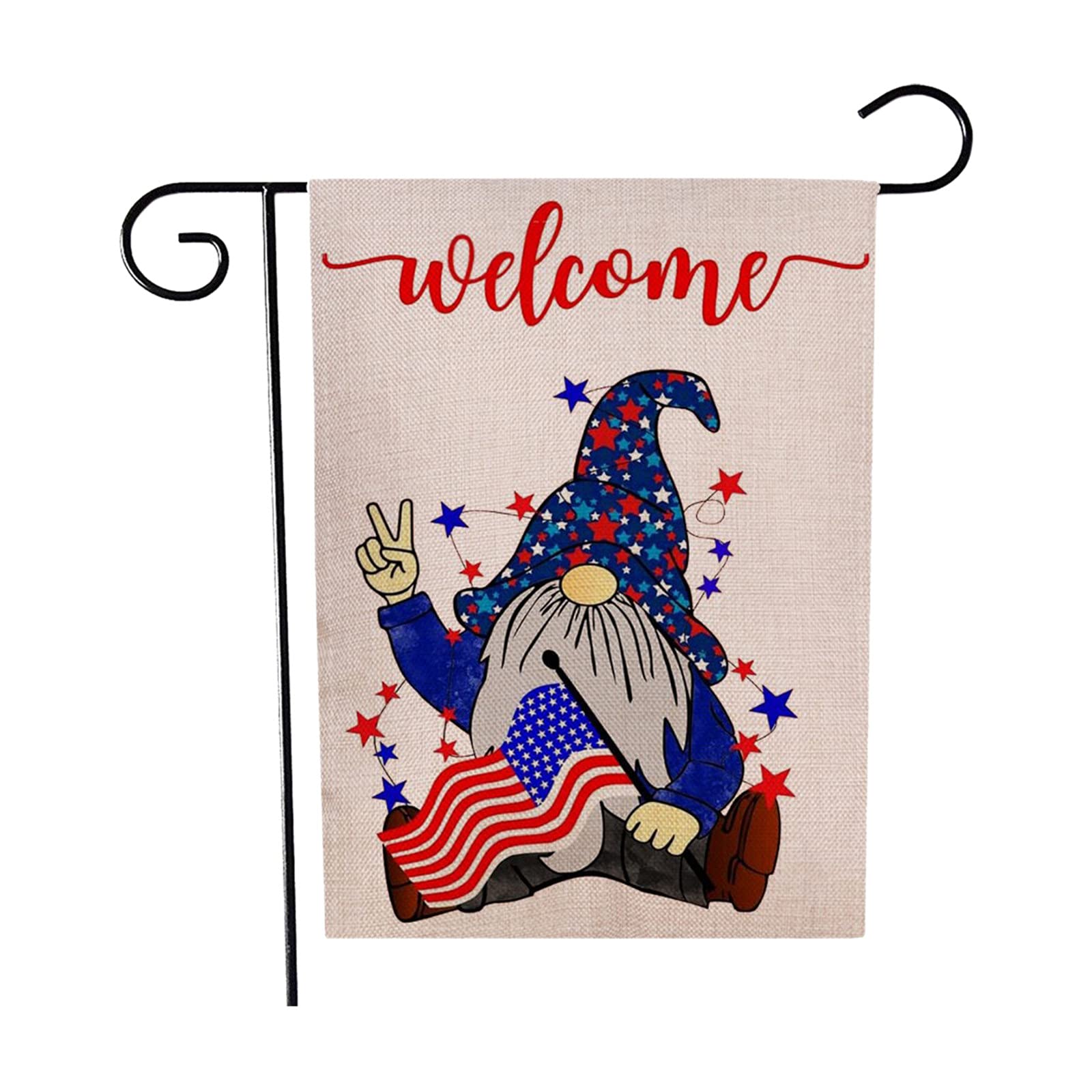 American Independence Day Flag - Patriotic Yard Decor for House, Courtyard & Garden | Outdoor Decorative Banner for 4th of July Celebrations, BBQ Parties & National Holidays