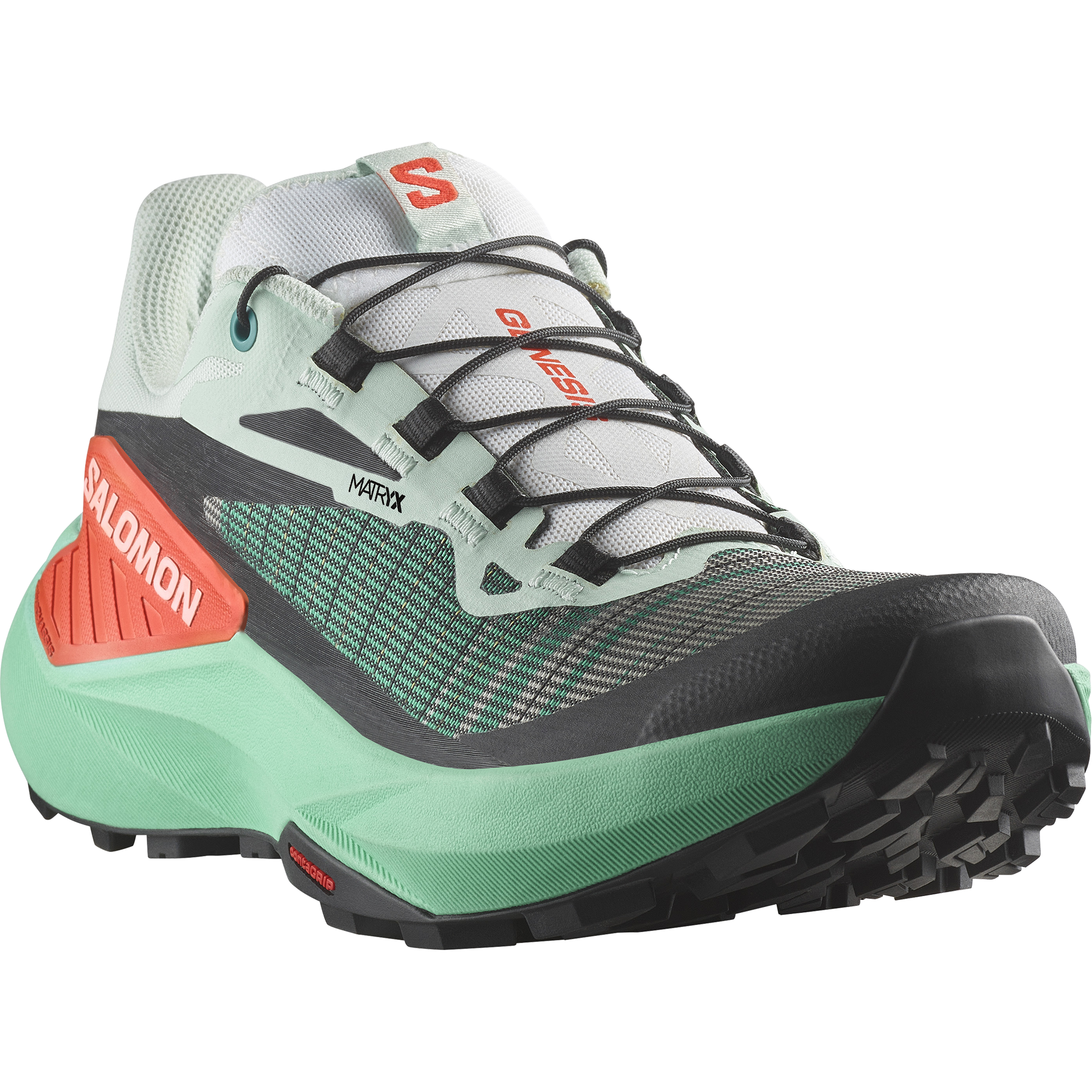 Women's Genesis Sneakers - Bay, Electric Green, Cherry Tomato | Lightweight Comfortable Walking Shoes for Women | Perfect for Running, Gym & Casual Wear