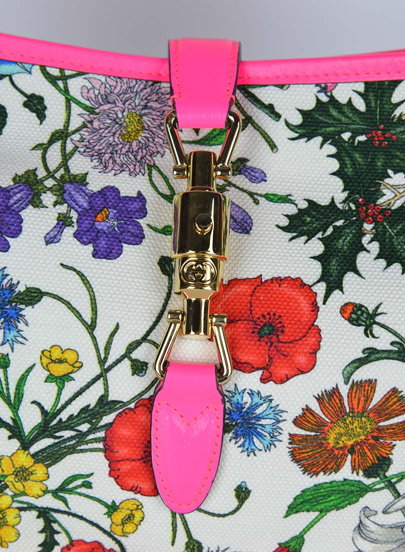 Gucci Jackie 1961 Fuchsia Leather Shoulder Bag - Luxury Designer Handbag for Women | Perfect for Work, Travel & Evening Events