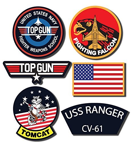 PETE Mitchell Sticker Set - 6 Pack Waterproof Vinyl Decals for Cars, Laptops, and Outdoor Gear | Durable, Weatherproof Stickers for Bikes, Helmets, and More