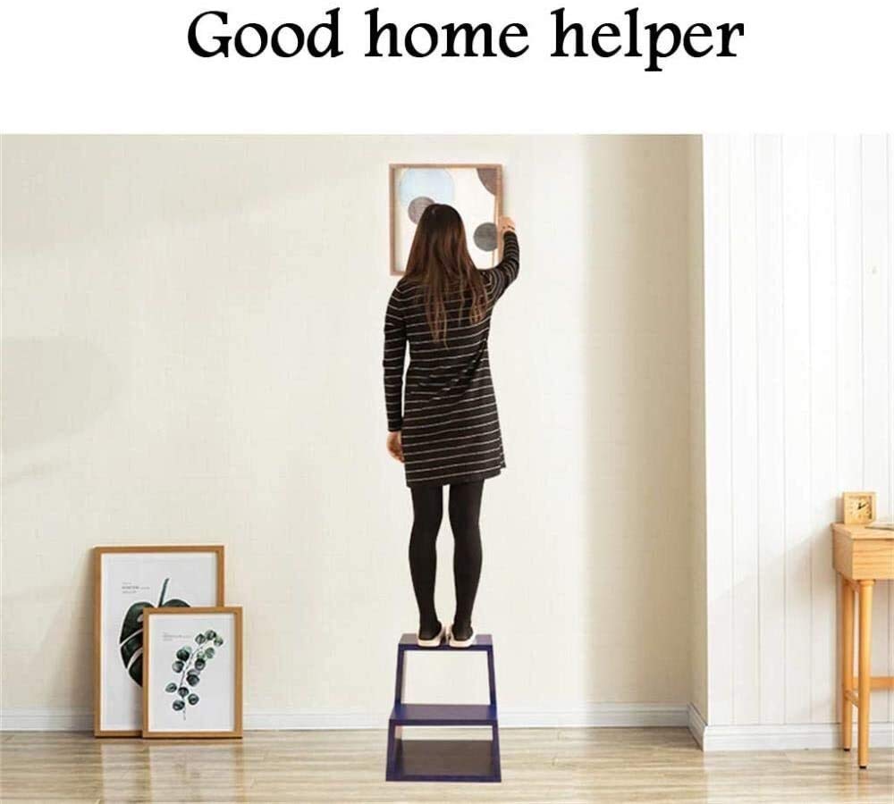 Multifunctional Wooden Step Stool Ladder - Sturdy & Portable Library Step Stool with Thickened Seat - Perfect for Home, Garden, and Bookshelf Use