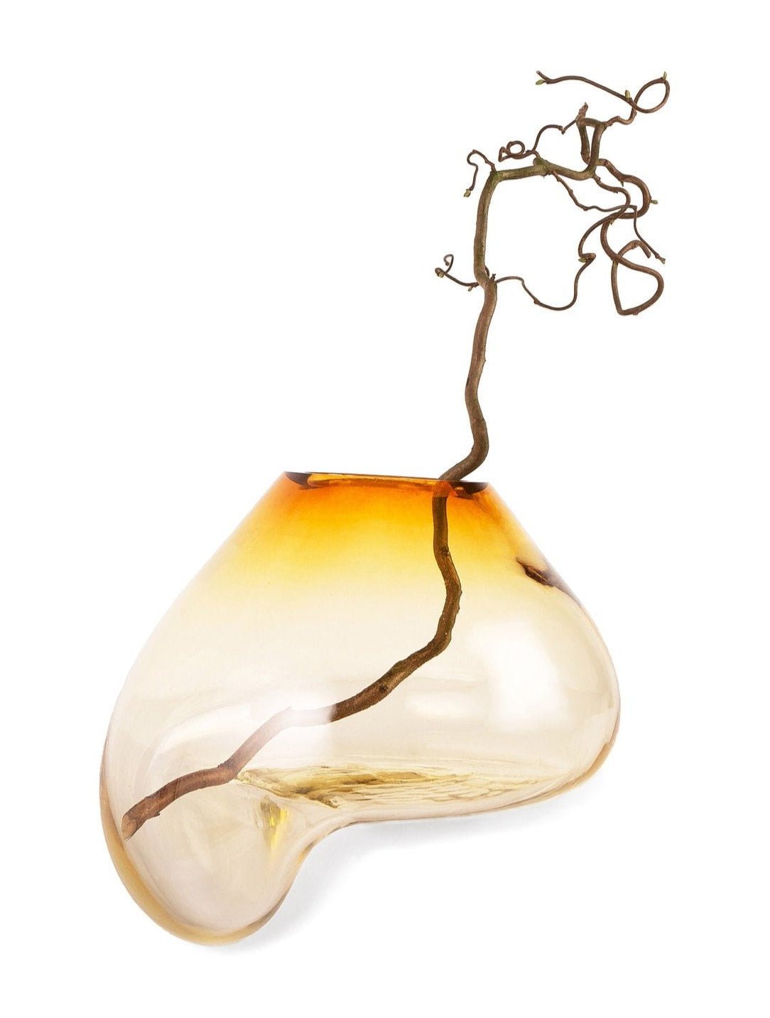 Noom Gutta Vase - Modern Ceramic Flower Vase for Home Decor, Wedding Centerpieces & Office Desk Accessories