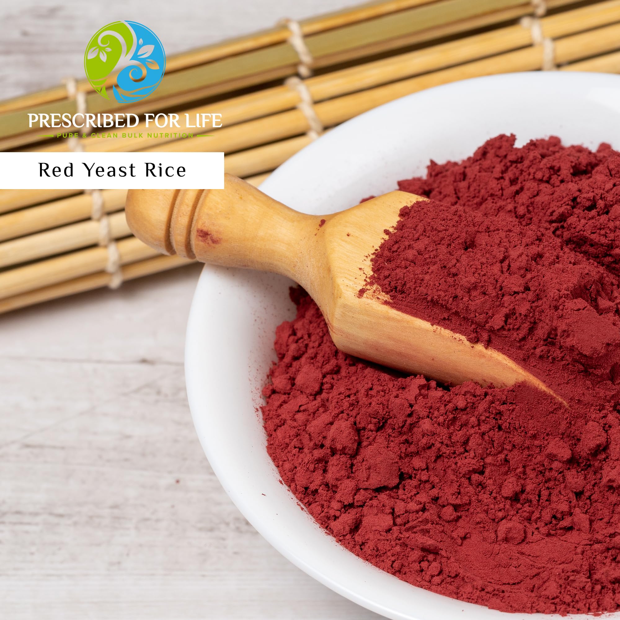 Prescribed For Life Red Yeast Rice Powder 5kg (11lb) | Vegan, Gluten Free & Non-GMO Monascus Purpureus Supplement for Heart Health & Cholesterol Support | Perfect for Smoothies, Baking & Traditional Asian Recipes