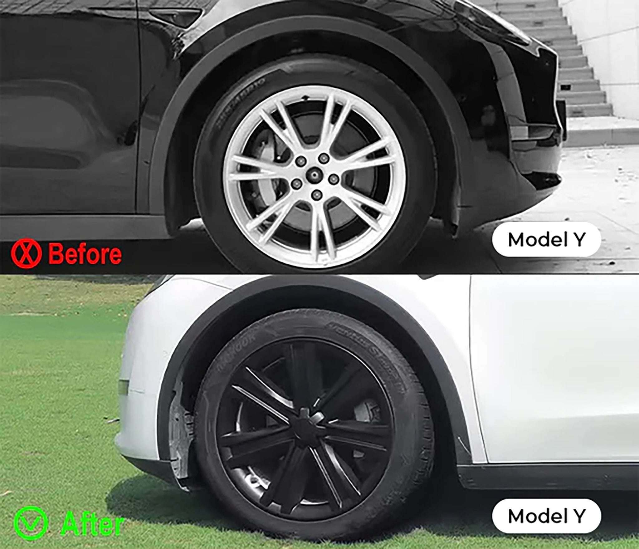 1 Pcs Wheel Cover for Tesla Model Y 19