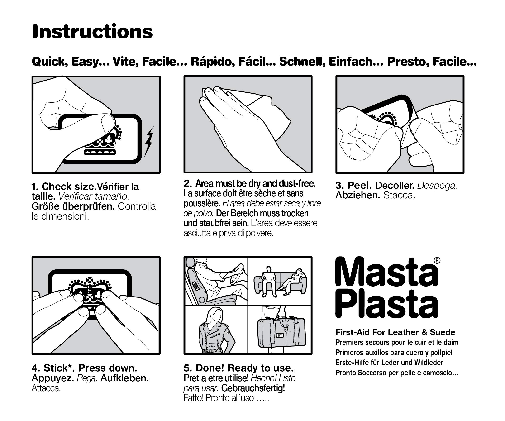 Brown MastaPlasta Self-Adhesive Suede Repair Patches for Shoes, Furniture & Clothing – Fix Scratches & Tears Easily