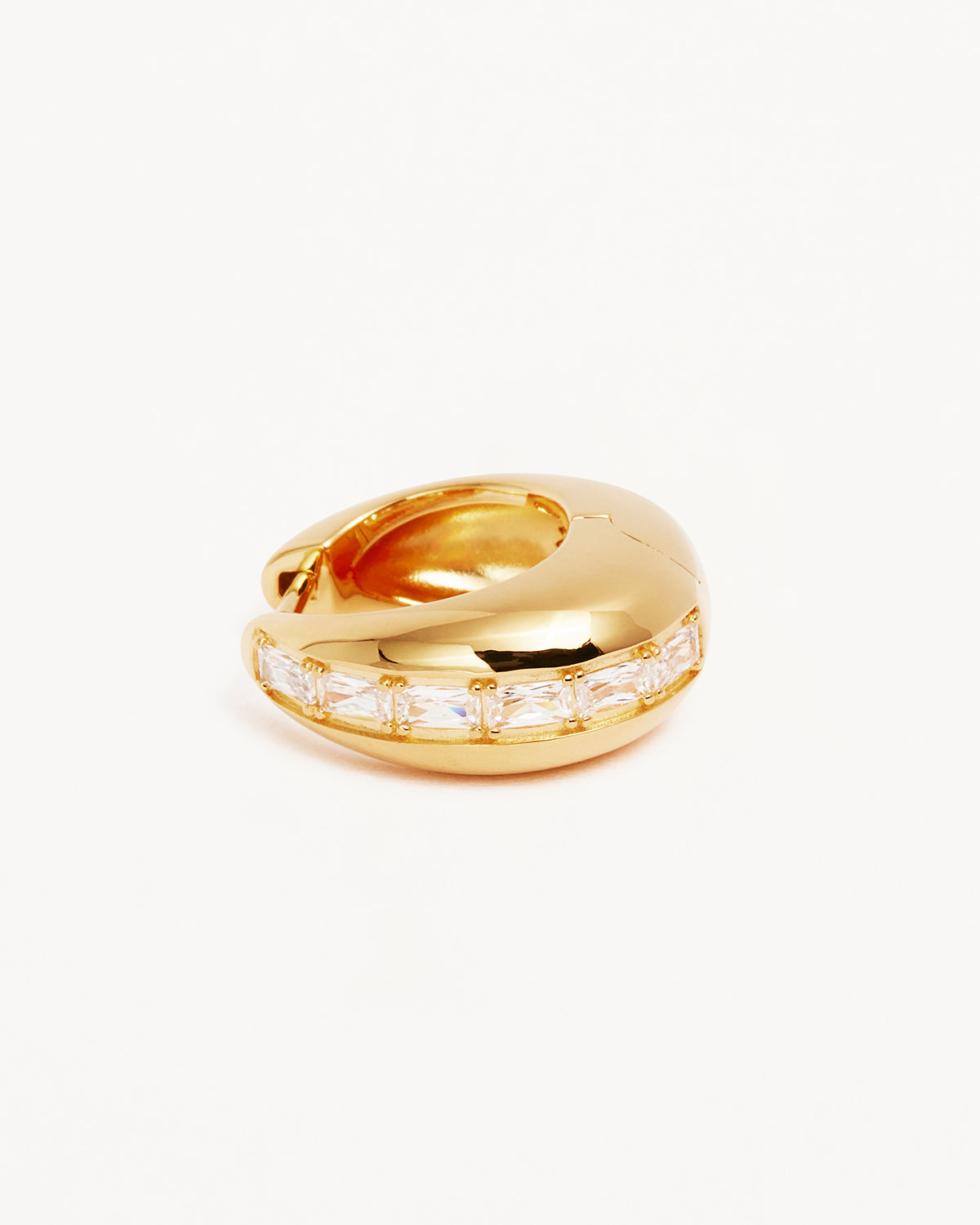 18K Gold Vermeil Magic of You Hoop Earrings - Elegant Dainty Hoops for Everyday Wear, Gift for Her, Perfect for Work, Date Night & Special Occasions