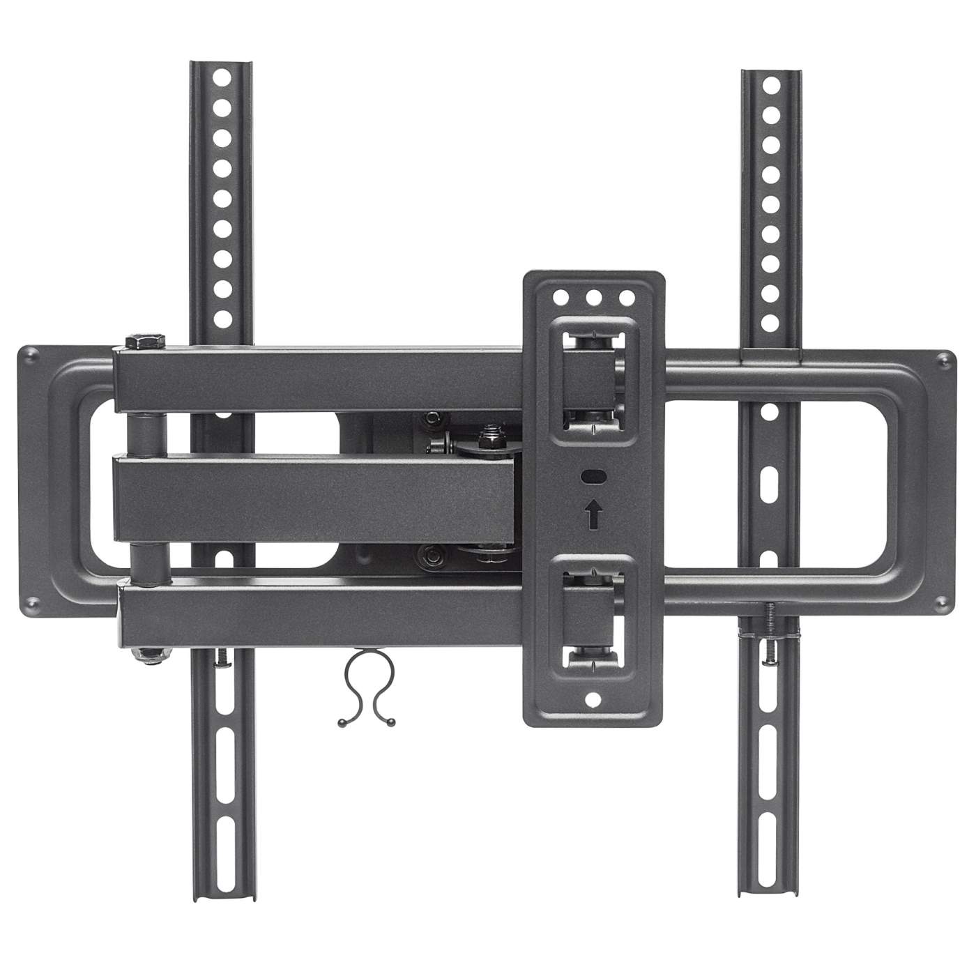 Universal Full Motion TV Wall Mount for 26-55 Inch LCD LED Flat Screen TVs - Adjustable Tilt Swivel Articulating Arm Bracket for Living Room, Bedroom, Office