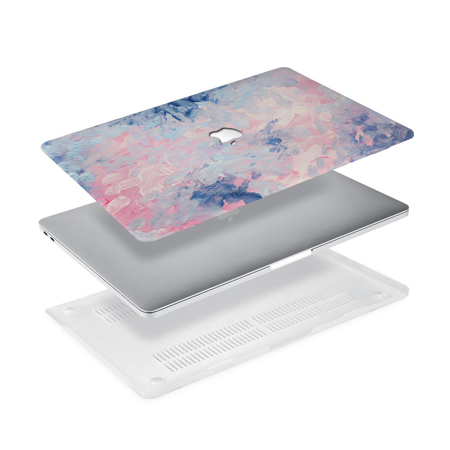 Premium MacBook Pro/Air Protective Case - Abstract Oil Painting Design - Durable Scratch-Resistant Cover for Work, Travel & Everyday Use