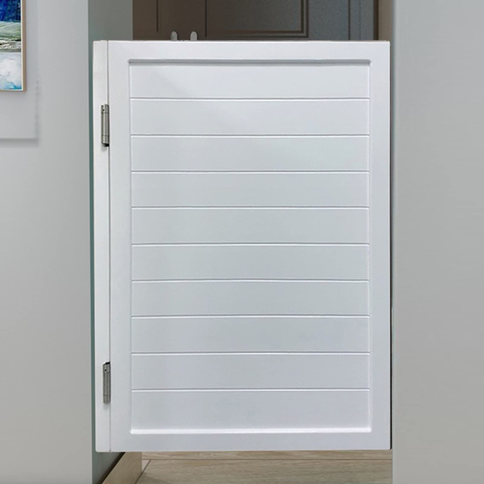 Black & White Extra Wide Swinging Cafe Door for Hallway & Kitchen - 24
