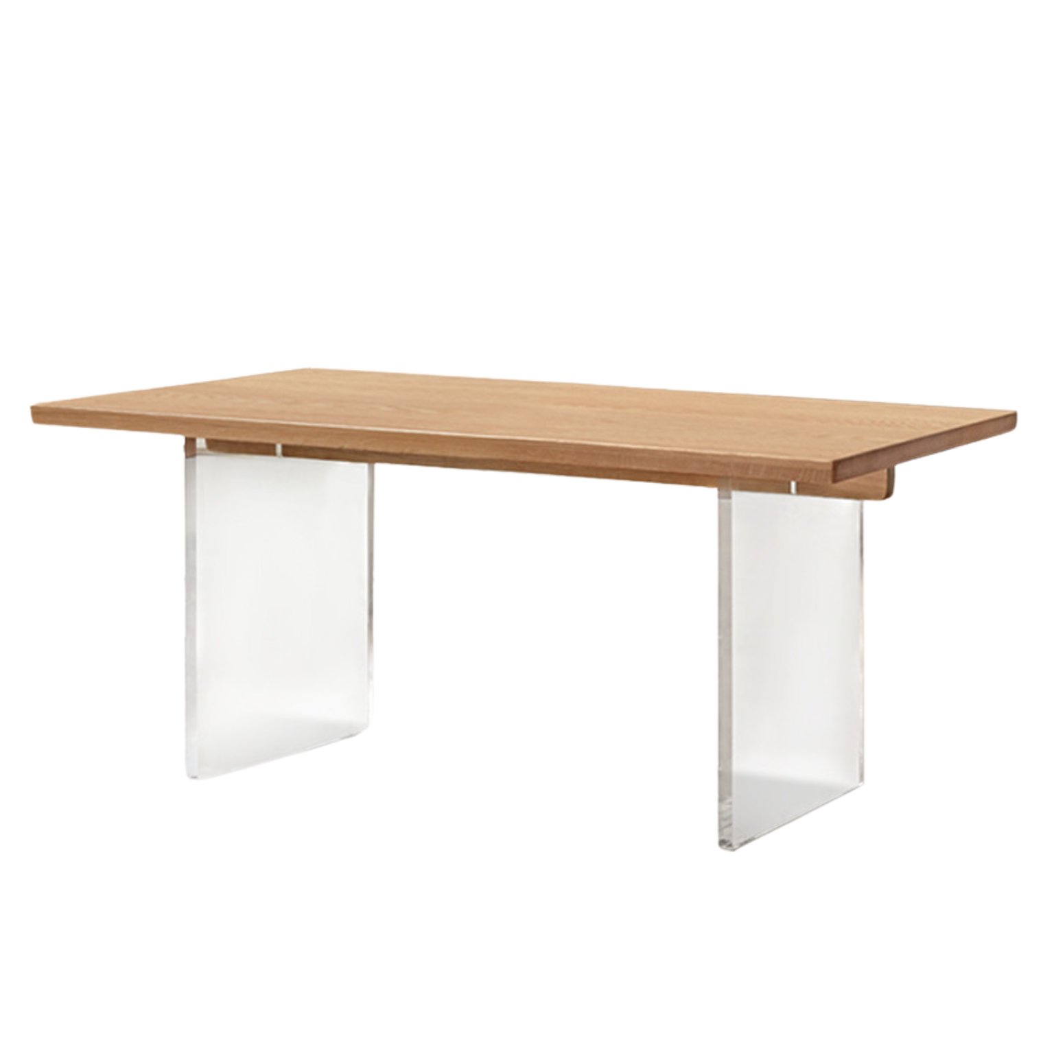 55.1x31.4x29.5 inch / 140x80x75 cm / Natural Wood Color /Oak Suspended dining table