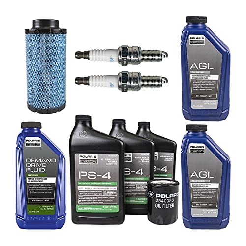 Full Synthetic Oil Change Kit with Air Filter for 16 RZR XP 4 1000 Turbo - FKOCK10593 | High Performance Engine Protection for Off-Road Adventures & Trail Riding