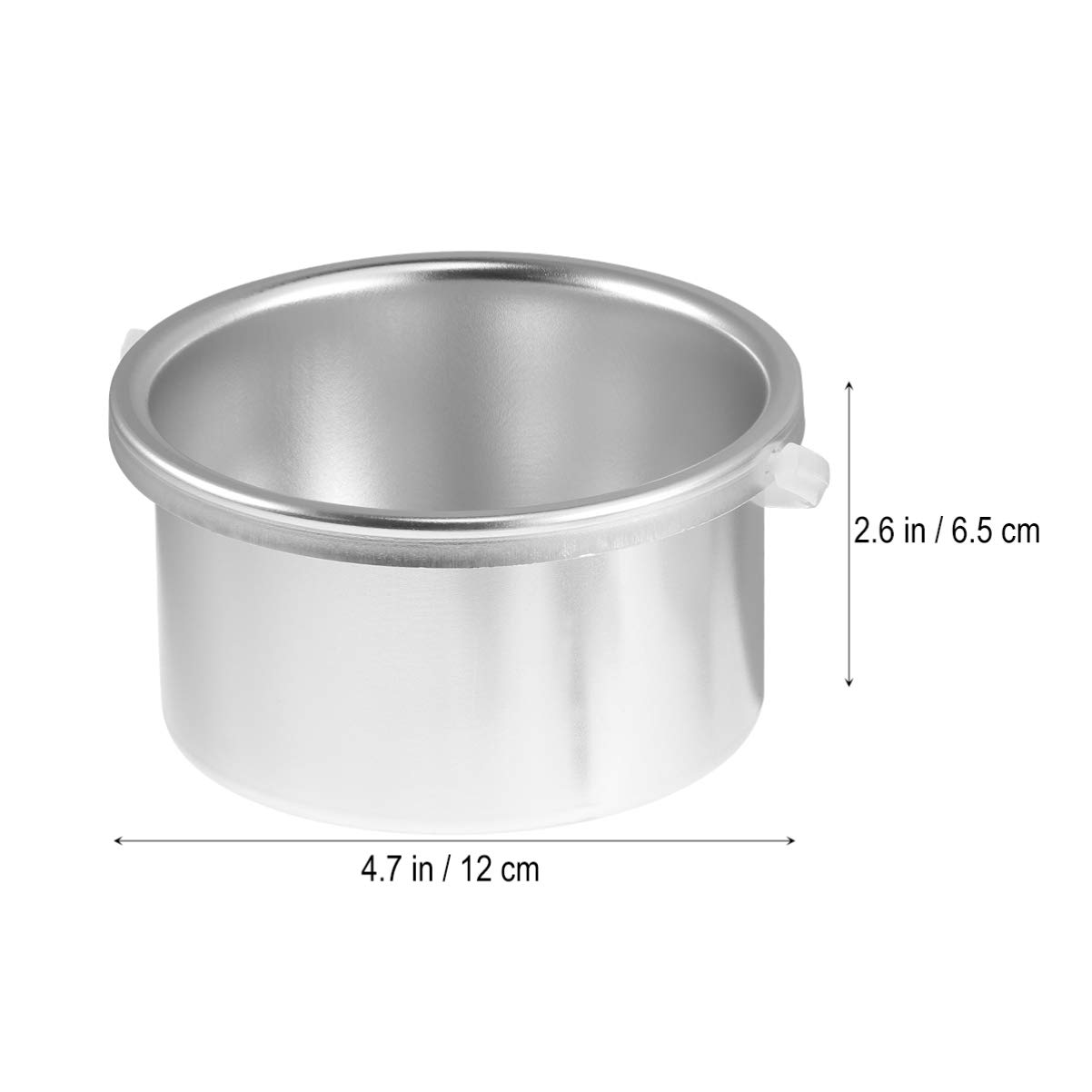 Healifty Wax Warmer Inner Pot - Portable Replacement Bowl for Hair Removal Machine, Waxing Warmer Accessories for Salon & Home Use | Perfect for Eyebrow, Bikini & Body Waxing