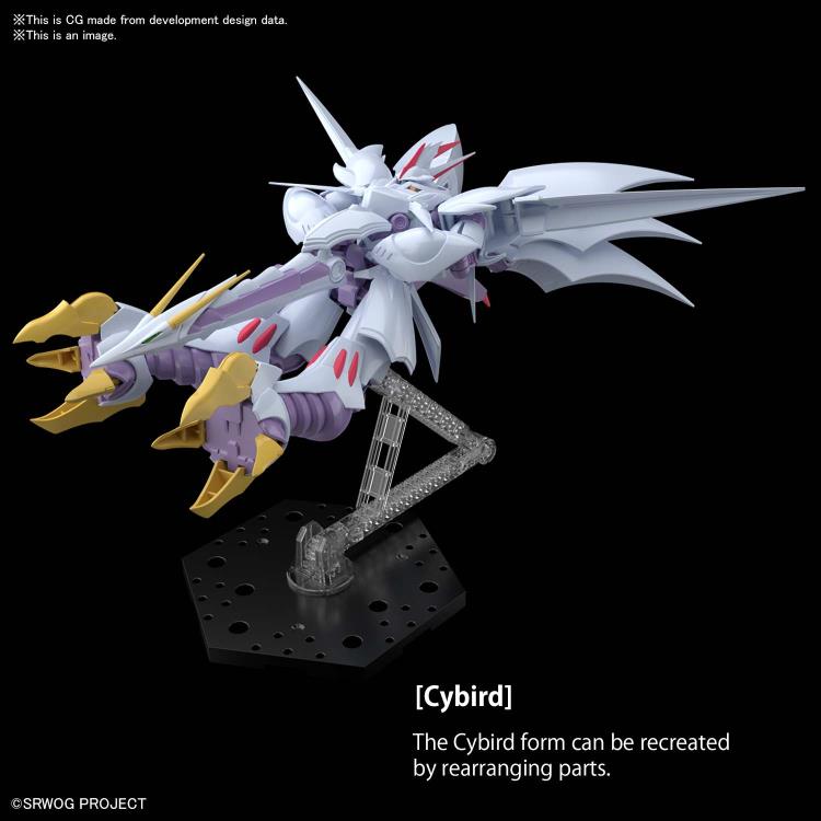 Bandai Super Robot Wars 1/144 HG AGX-05 Cybaster Plastic Model Kit - Anime Mecha Action Figure for Collectors & Gundam Fans - Perfect for Display, DIY Building & Gift Giving