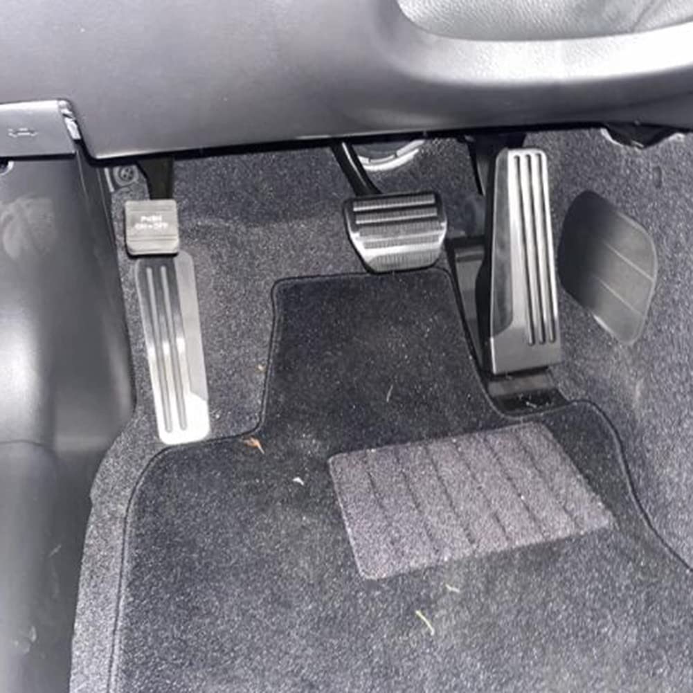 Stainless Steel Car Pedal Covers for Q50 Q60 Q70 QX70 - 2PC Set - Durable Footrests for Enhanced Driving Comfort