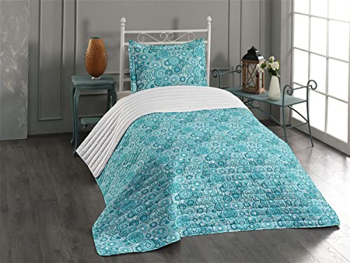 Turquoise Teal White