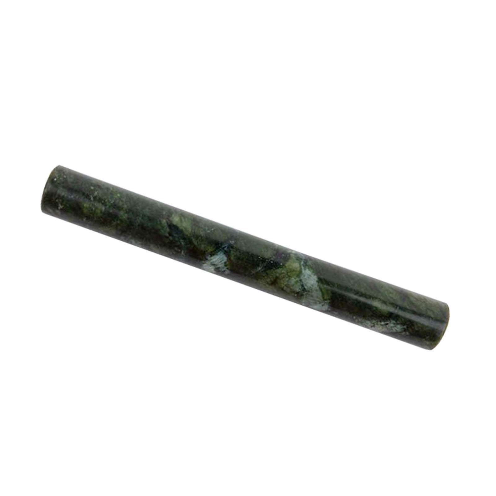 Non-Stick Natural Jade Rolling Pin for Baking - 21 × 2.5 cm Dough Roller for Pasta, Cookies, Pie & Pizza - Perfect for Restaurants & Home Kitchens - Ideal for Pastry Making, Bread Baking & Dough Preparation