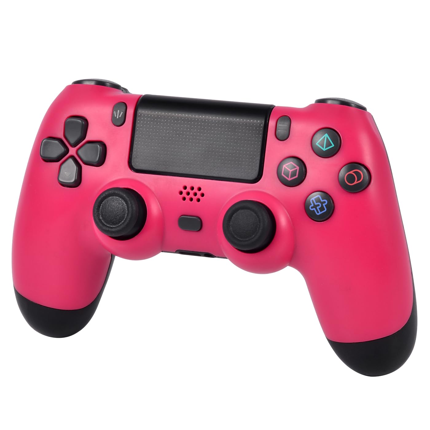 PYMENA Wireless PS4 Controller with Dual Vibration - Pink Game Joystick Remote for PlayStation 4 - Perfect for Gaming, Streaming & Multiplayer Sessions