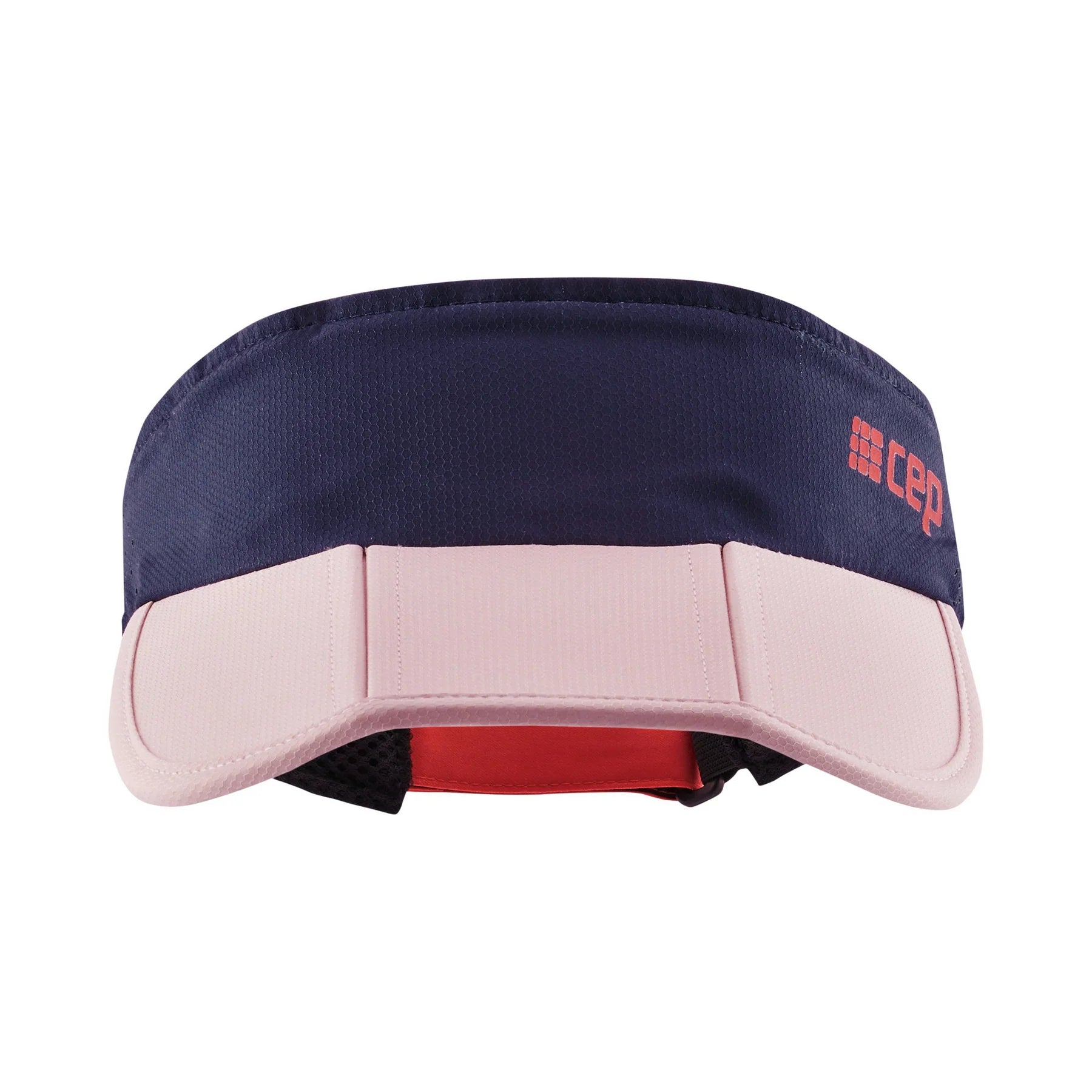 CEP Unisex Running Visor - Dark Blue & Cream - Lightweight & Breathable for Outdoor Sports, Jogging, and Hiking