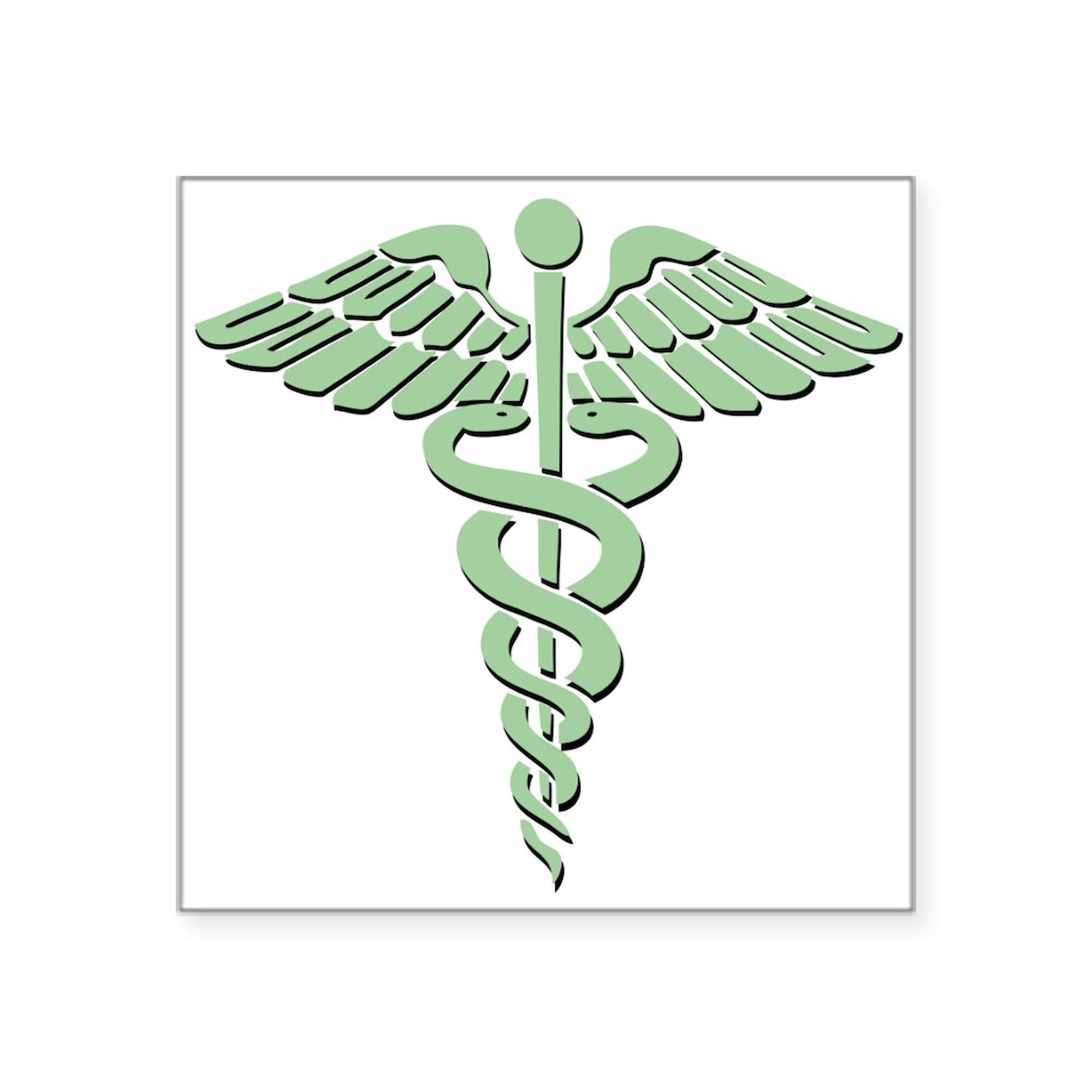 Caduceus Sticker - Car Decal for Bumper & Laptop