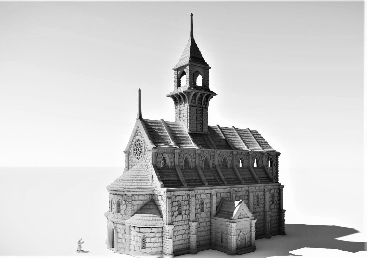 Tristan Cathedral & Diablo Dungeons and Dragons Church - Gothic Fantasy Decor for D&D Games, RPG Themed Rooms & Medieval Home Decor