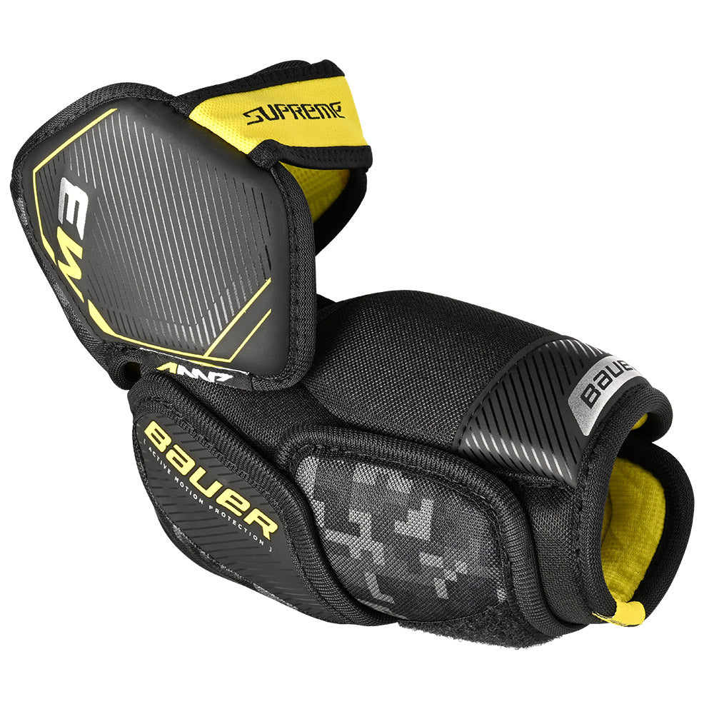Bauer Supreme M3 Junior Ice Hockey Elbow Pads - Youth Protective Gear for Hockey Players - Perfect for Practice & Games