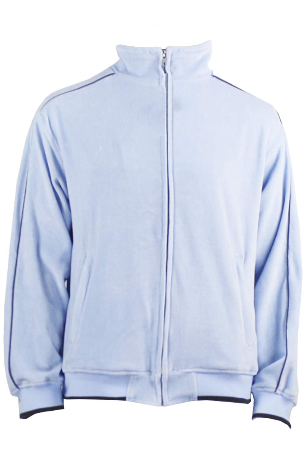 Men's Velour Track Jacket - Soft & Stylish Sweatshirt for Casual Wear, Lounge & Street Fashion | Comfortable Pullover Hoodie for Athleisure & Everyday Outfits