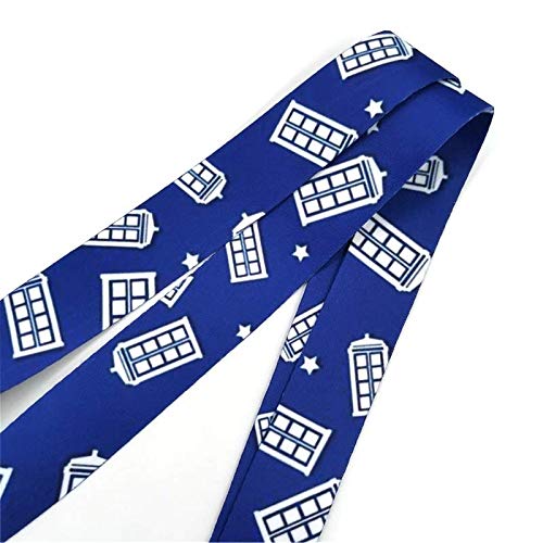 Doctor Who Tardis Phone Booth Lanyard Keychain - 17.5