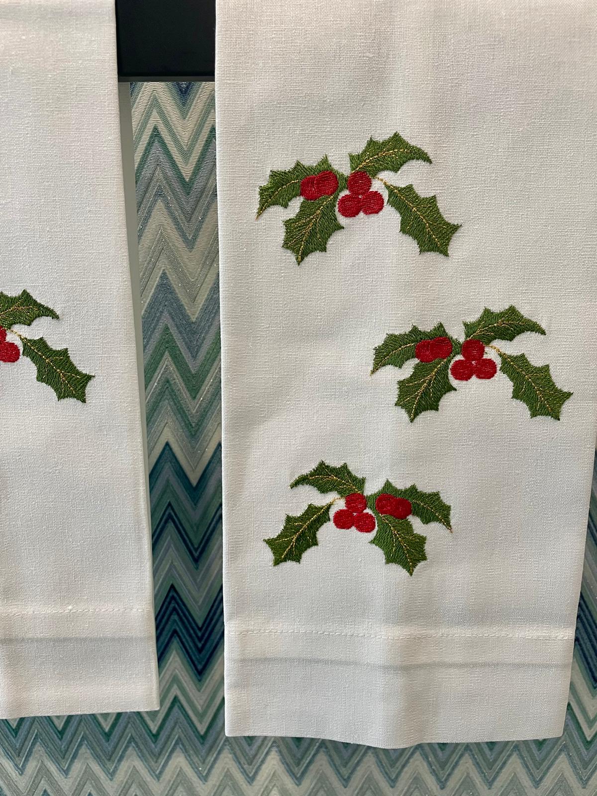Premium Christmas Kitchen Towels Set of 2 - Absorbent & Decorative Holiday Dish Towels for Festive Cooking, Baking & Kitchen Decor