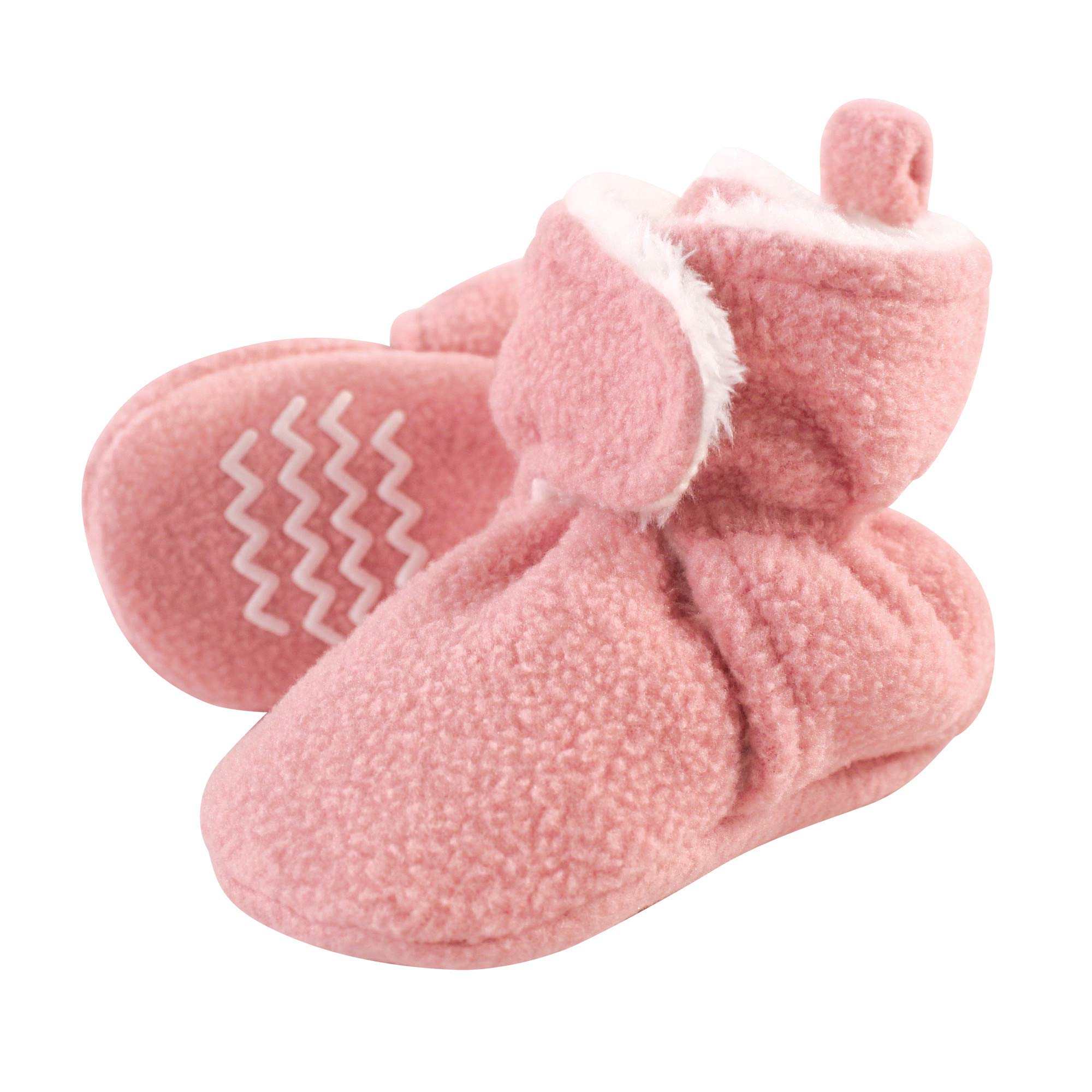 Hudson Baby Cozy Fleece Booties for Boys & Girls - Winter Warmth
