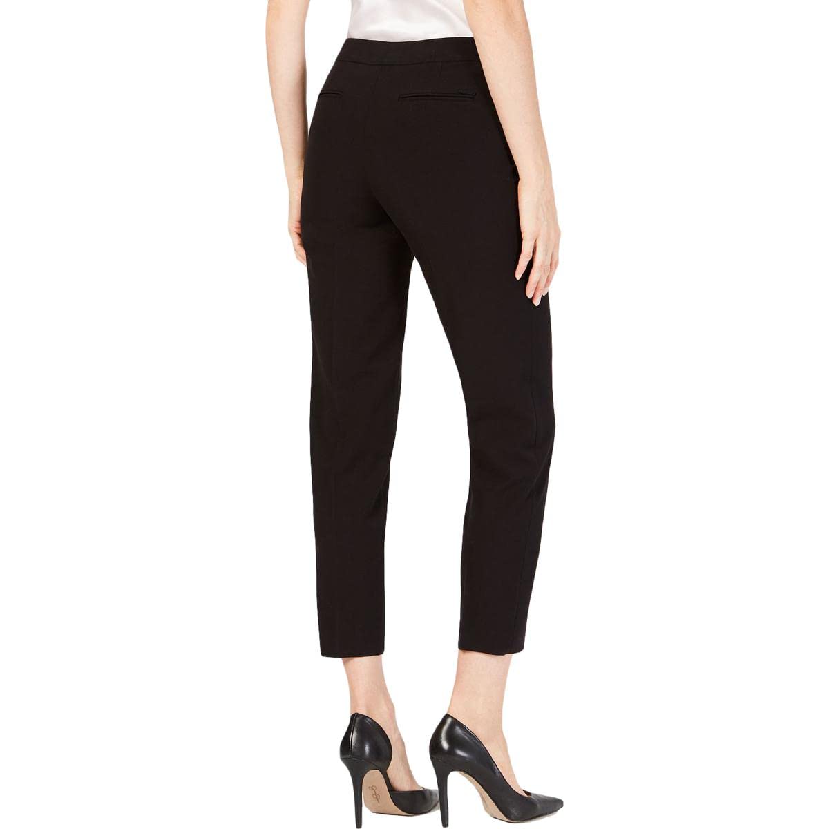 Anne Klein Women's Slim Leg Stretch Pants - Comfortable Office & Travel Pants for Work & Casual Wear